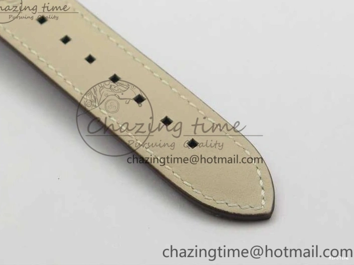 MIROTIME 0427 ZipUp Calatrava 5524R Pilot Travel Time RG GRF Brown Dial on Brown Leather Strap A324 V 7110